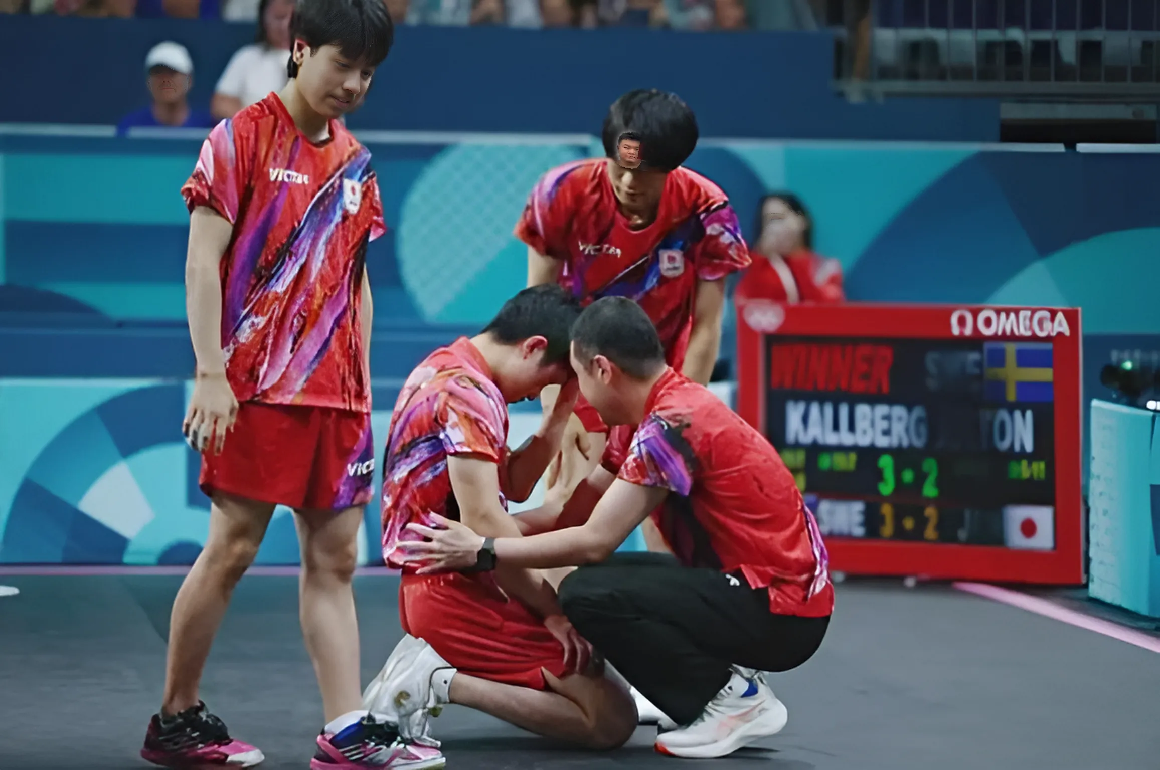 德国乒乓球队完胜瑞典乒乓球队，王皓三分雨点燃全场的简单介绍